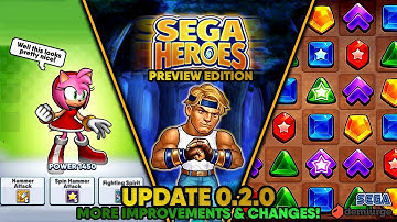 SEGA Heroes [Preview Edition] | Update 0.2.0 | More Improvements & Changes! (iOS Gameplay)
