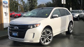 2013 Ford Edge Sport + Moonroof, NAV, AWD Review | Island Ford