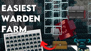 Minecraft Easy Warden Farm Tutorial 1.20 - Simple Sculk Catalyst Farm