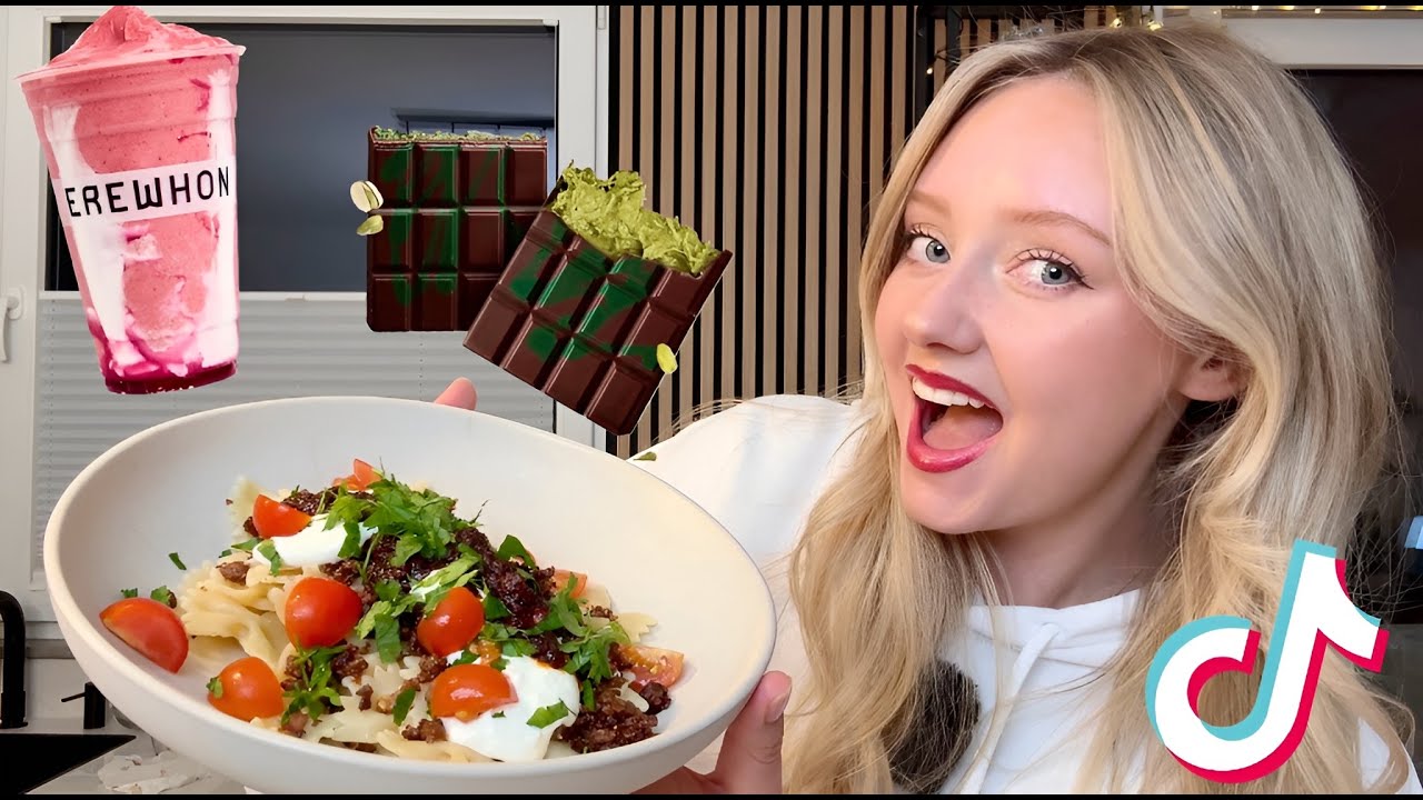 Ich teste die VIRALSTEN TIKTOK REZEPTE aus dem Jahr 2024