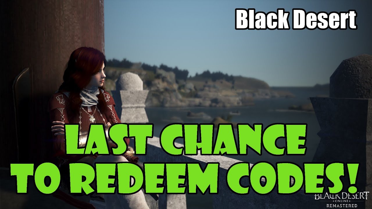 [Black Desert] Last Day to Transfer Account, Redeem Codes (If You Haven ...