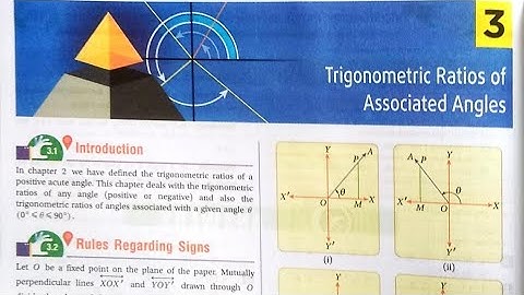 Trigonometry Ratios of Associated Angles S.N Dey Mathematics Class 11 Question Solution PDF Download