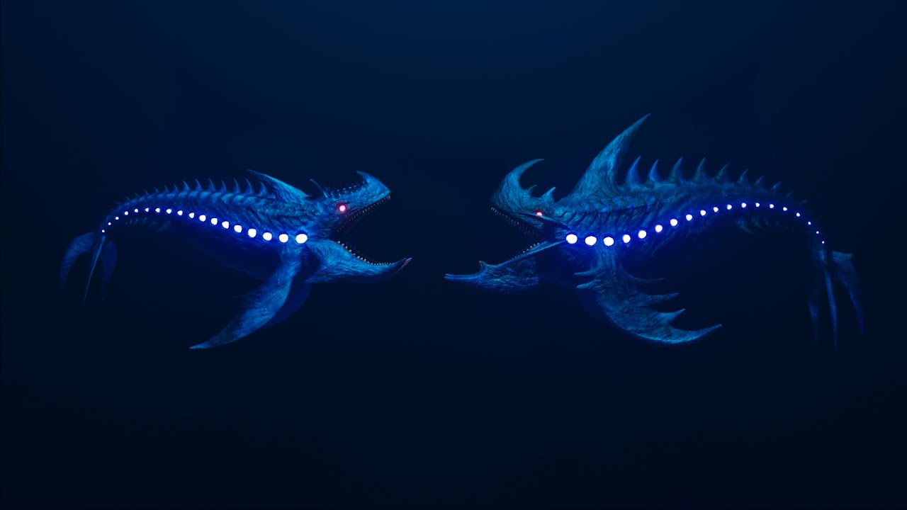 New monster void bloop and void julia beast | sea monsters animation