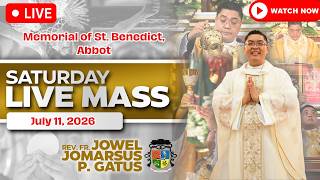 FILIPINO LIVE MASS TODAY ONLINE *JULY 11, 2026* FR. JOWEL JOMARSUS GATUS