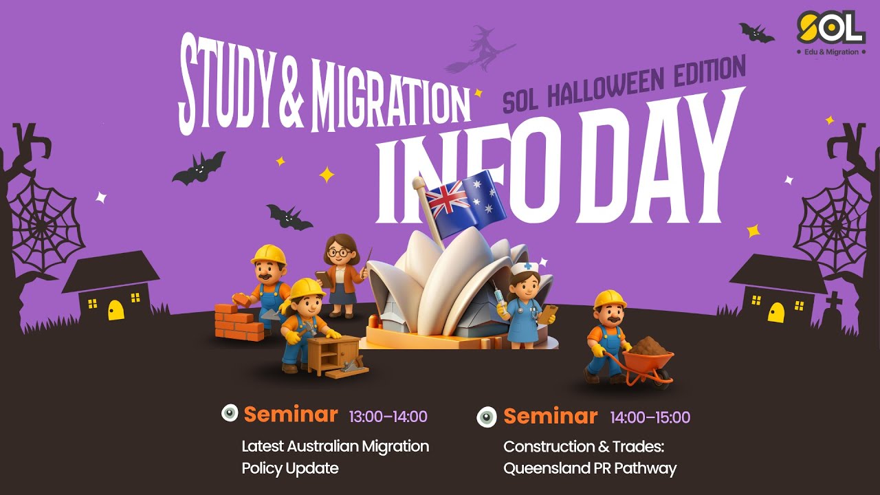 LIVE: PR Pathways in Australia– October 2025 Study & Migration Info Day 🎓🇦🇺