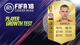 FIFA 18 | Joshua Kimmich | Growth Test + Gameplay