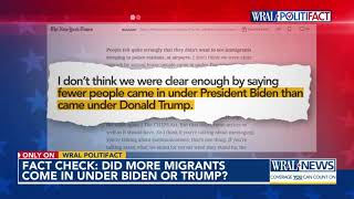 Fact check: Pelosi says fewer migrants came in under Biden than Trump