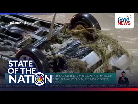SUV that plunged off Tarlac River during Agana Bridge collapse retrieved | SONA