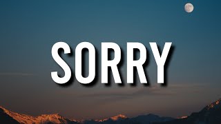 Justin Bieber - Sorry (Lyrics)