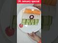 Tiranga concept salad #homemade #tiranga #saladrecipe