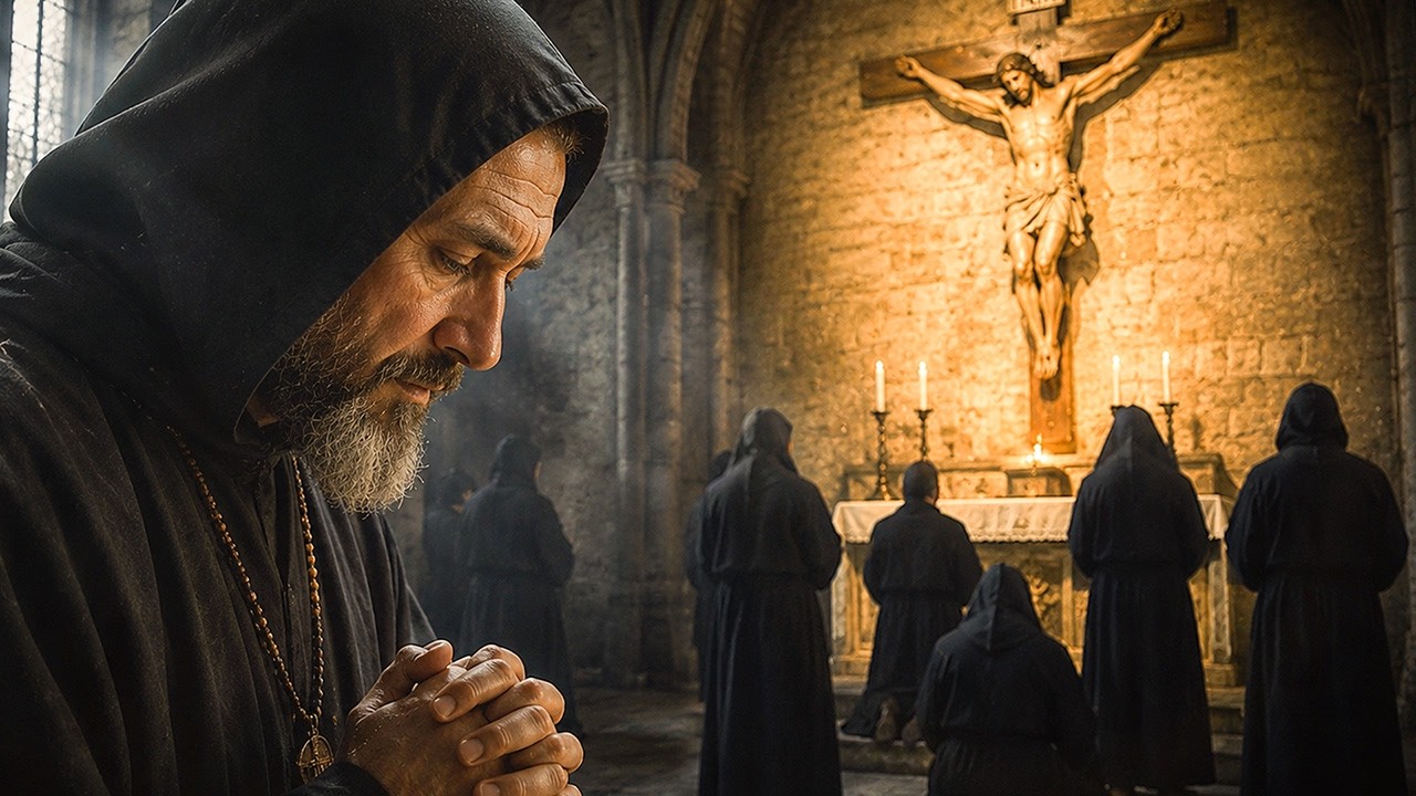 Find Peace at the Foot of the Cross | Gregorian Chants for Silent Monastery Prayer