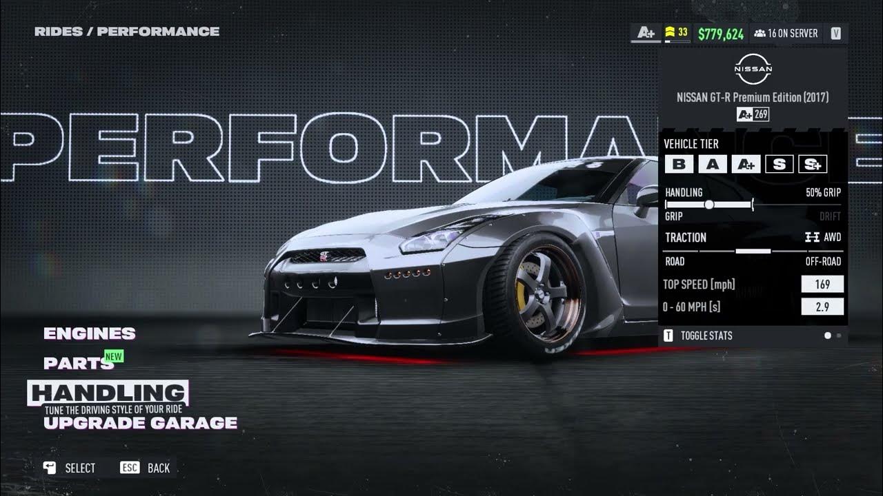 BEST A+ 2017 Nissan GTR CORNER KING BUILD/NFS UNBOUND YouTube