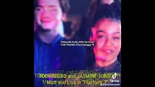 TOBY REGBO e JASMINE JOBSON 14 ottobre 2024 Matt e Lisa in 'Platform 7' (Percezione e realtà)