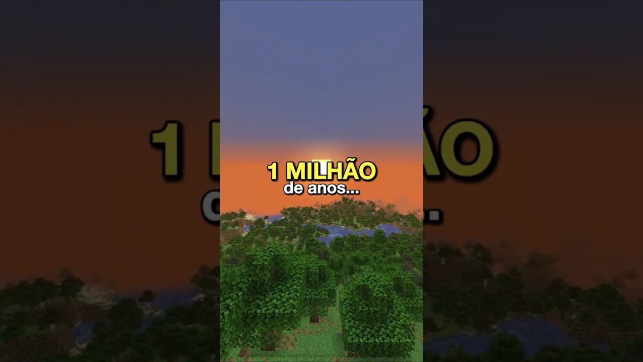 Minecraft em 1 MILHÃO de ANOS...