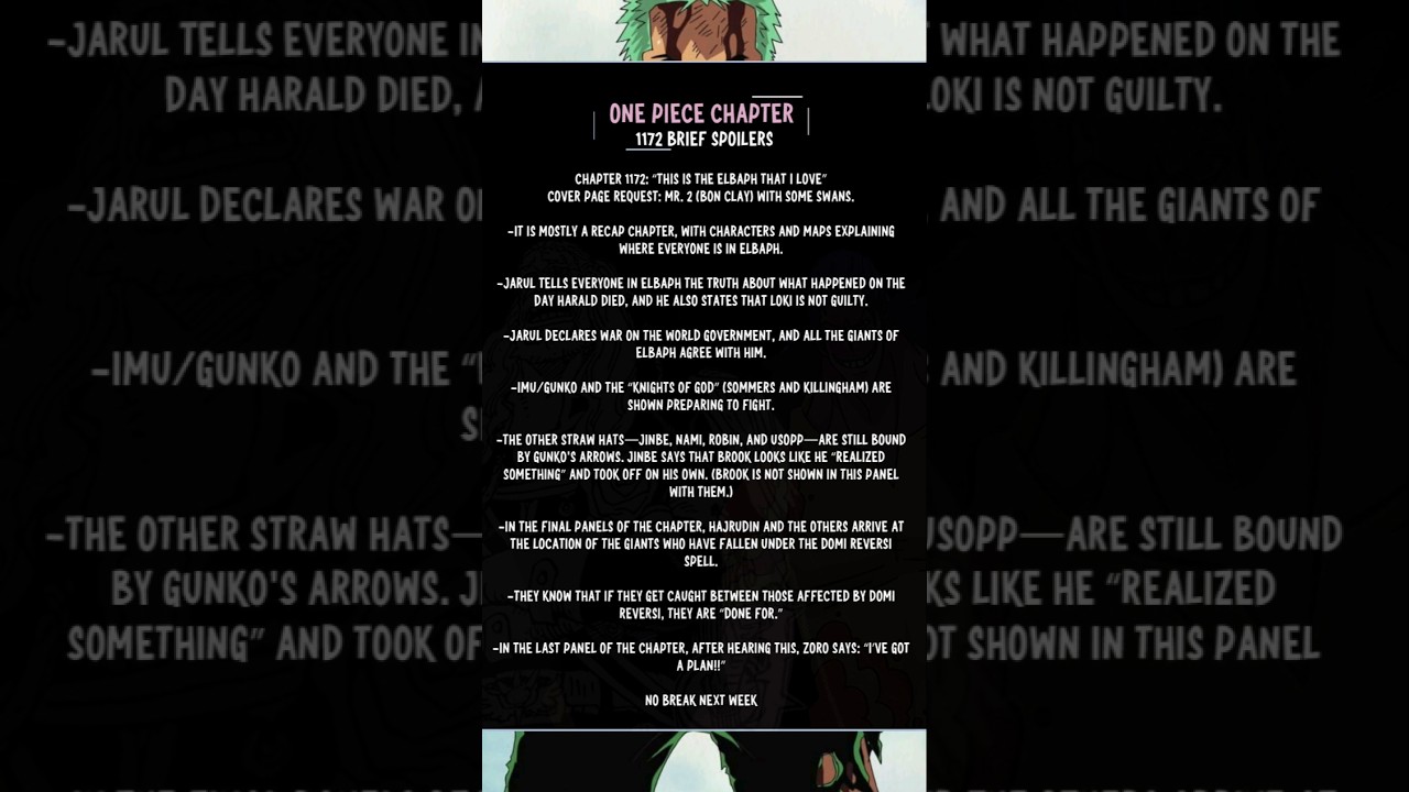one piece 1172 spoilers 