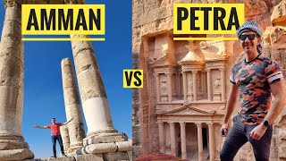 AMMAN vs PETRA  || Should YOU visit both ?! (Jordan Travels)