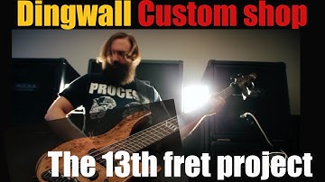 Dingwall Afterburner HS with special 13th fret inlay played by Kaylon Disiewich