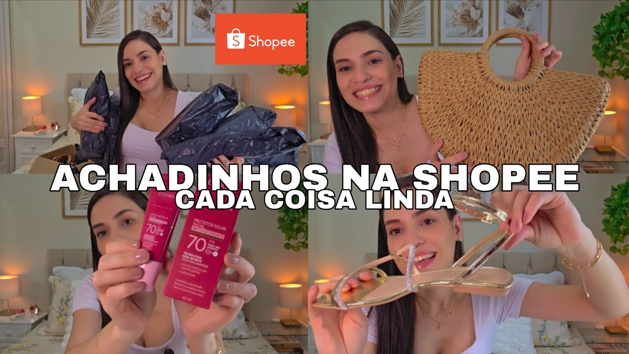 COMPRINHAS NA SHOPEE/abrindo varios pacotinhos