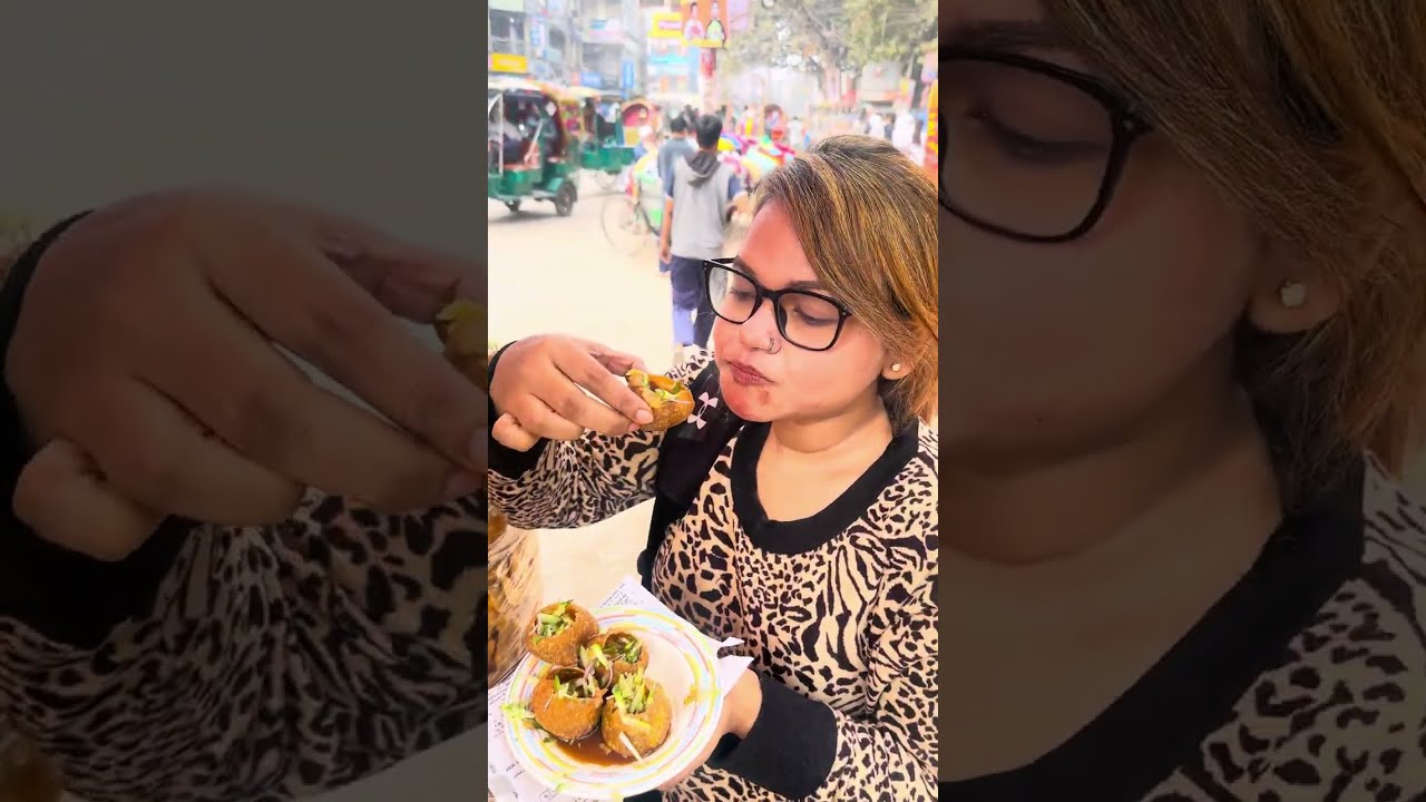 নাগা ফুচকা আর পানিপুরি দেখলে নিজেকে কন্ট্রোল করতে পারিনা তাই তো বোম্বাই মরিচ কামড়ে ফুচকা খেলাম🌶️