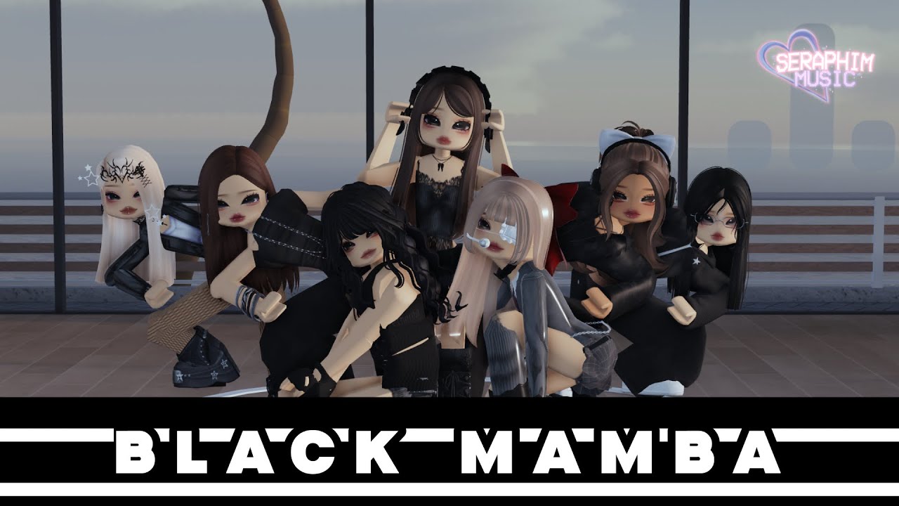 Seraphim TRAINEES - 'Black Mamba' TRAINING VIDEO | ROBLOX KPOP HD