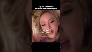 Taylor & zara larsson correct their MISHEARD lyrics #taylorswift #swifties #erastour #music #shorts