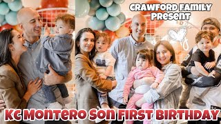 KC MONTERO SON FIRST BIRTHDAY DINALUHAN NINA COLEEN GARCIA AT BILLY CRAWFORD KASAMA SI BABY AMARI