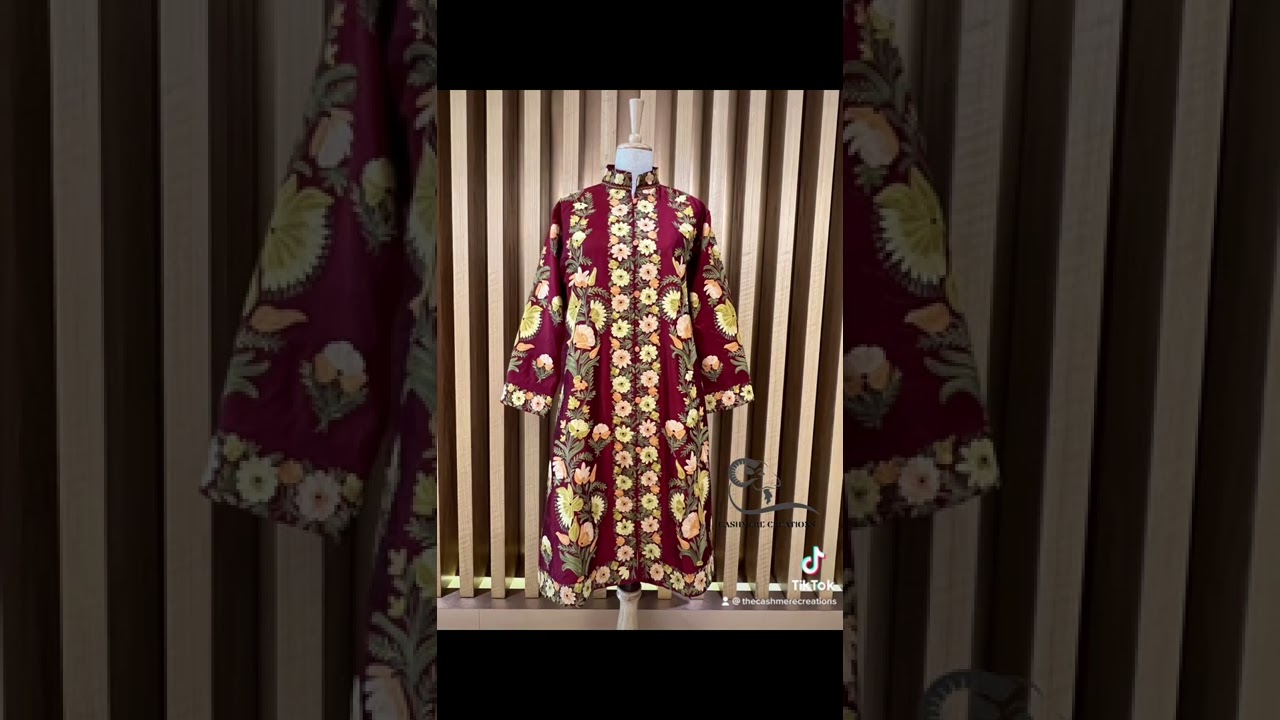 Kashmir Aari Embroidered Silk Jackets