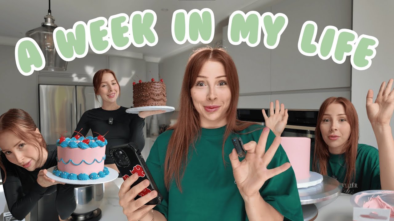 Weekly Vlog | baker life, imposter syndrome, content struggles & my best cake hacks!