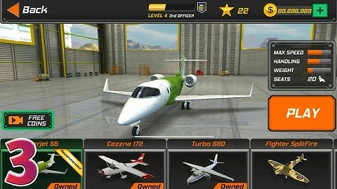 Airplane Simulator Game - Flight Pilot Simulator 3d Free / Intermediate Missions - Android Gameplay