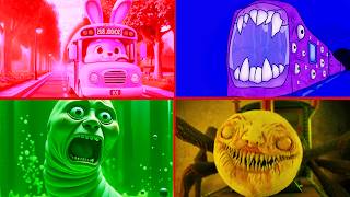 SCHOOL BUS 🆚️ TRAIN EATER 🆚️ CHO CHO CHARLES 🆚️ THOMAS TRAIN 🎶 TILES HOP EDM RUSH 🎧#17 screenshot 4