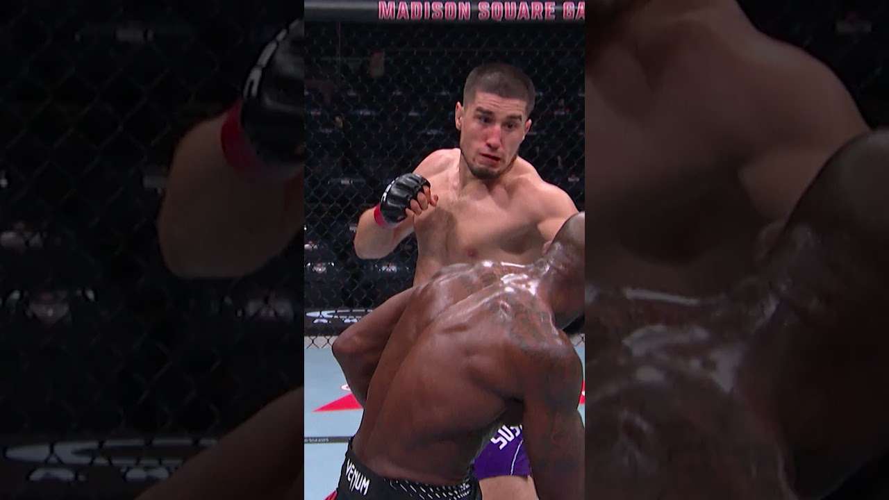 ⁣Right on the chin! #ufc328