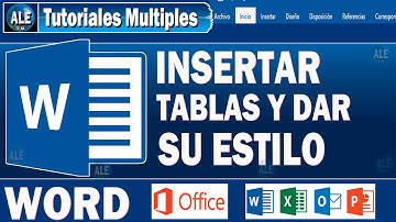 Como Insertar Tablas en Word y Como Convertir Textos a Tabla ✅ Tablas y sus Estilos ✔😮