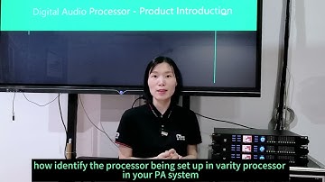 Find euiqpment: tip for how to use Nuoxun DSP audio processor