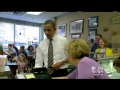 Obama stops for ice cream in Cedar Rapids