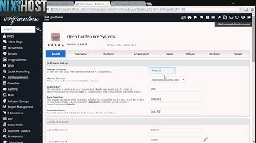 Installing Open Conference Systems with Softaculous in cPanel