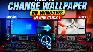 How to change wallpaper on windows || new shortcut trick