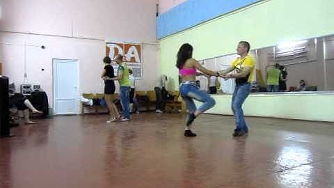 Танец Zouk - 2014-09-01 Слава - Оксана in dance studio DancA г. Гомель, Беларусь!