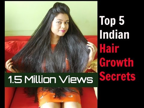 How to Grow Hair Fast: Top 5 Hair Growth Hacks-Indian Hair Growth Secrets-Sushmita's Diaries - 동영상