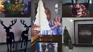 LAST MIN...Affordable Christmas DIY&#39;s! Dollar Tree &amp; Thrifted + Happy 17th Trent &amp; more! VLOGMAS