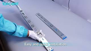 Push Open Ball Bearing Slide