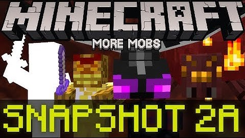 "More Mobs" (snapshot 2A) - Minecraft 1.13.2 data pack