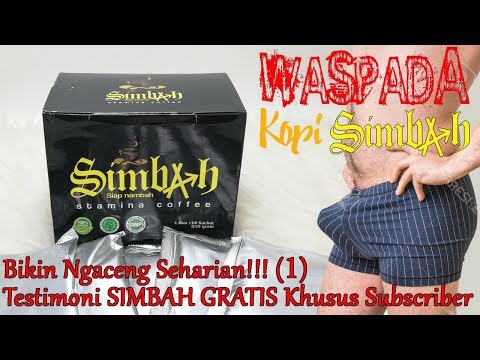 Testimoni Obat Kuat Stamina Pria Kopi Herbal Merk Simbah. Dijamin Titit Ngaceng seharian... (Part )