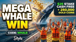 🎰 TOP Stake US Casino Promo Code "WHALE" - $25 Stake Cash + 250,000 Gold Coins