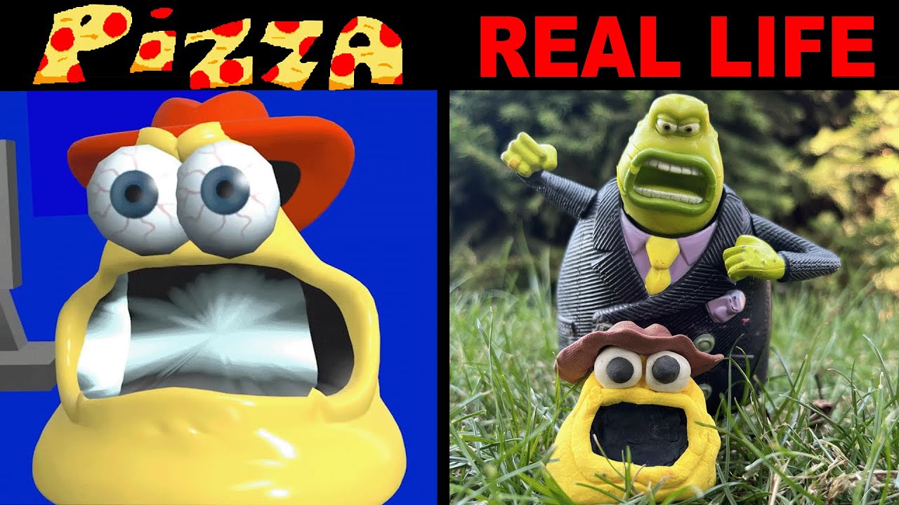 Pizza Tower Screaming Meme Vs Real Life Part6 - YouTube