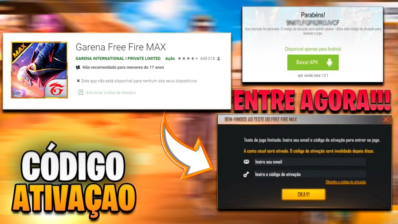 Código de resgate do Garena Free Fire MAX