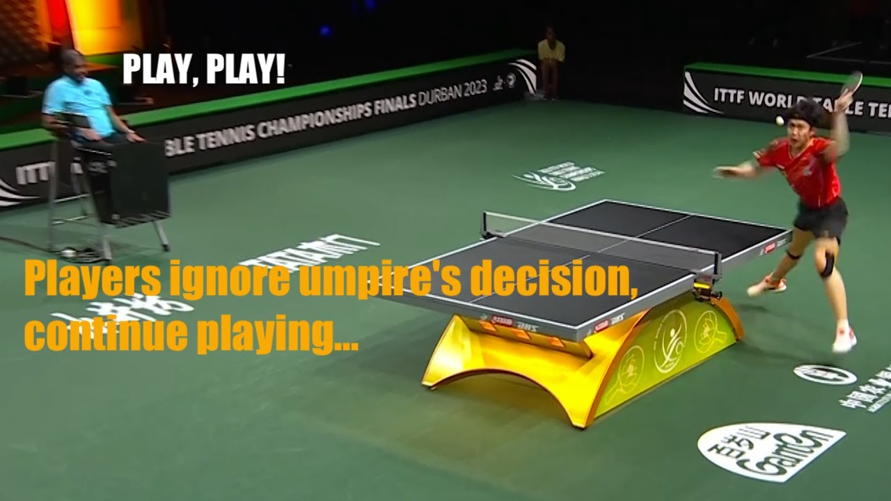 Table Tennis Umpire mistake 4 10, Play Play! YouTube