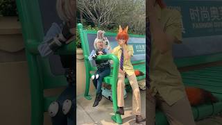 上海ニクジュディ仮装🐰🦊 #dハロ2025 #上海ディズニーランド