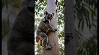 Koala POV Finds a Hidden Fire Tower Deep in the Australian Forest 🐨 #history#shorts #viral  #cartoon