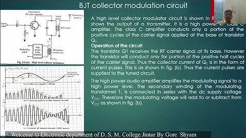 BJT collector modulator