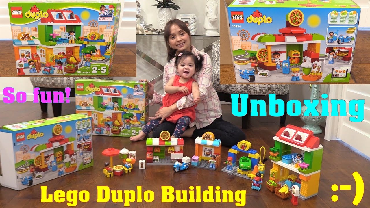 Review Channel: Building LEGO. LEGO DUPLO My Town Unboxing, Building and Playtime Fun! - YouTube